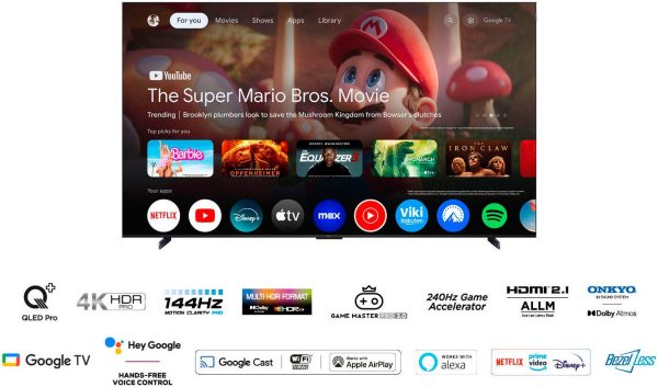 TCL 98C61BX7 QLED-Fernseher (248 cm/98 Zoll, 4K Ultra HD, Google TV) – Bild 5